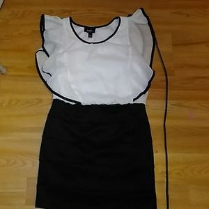 Dress with matching belt
